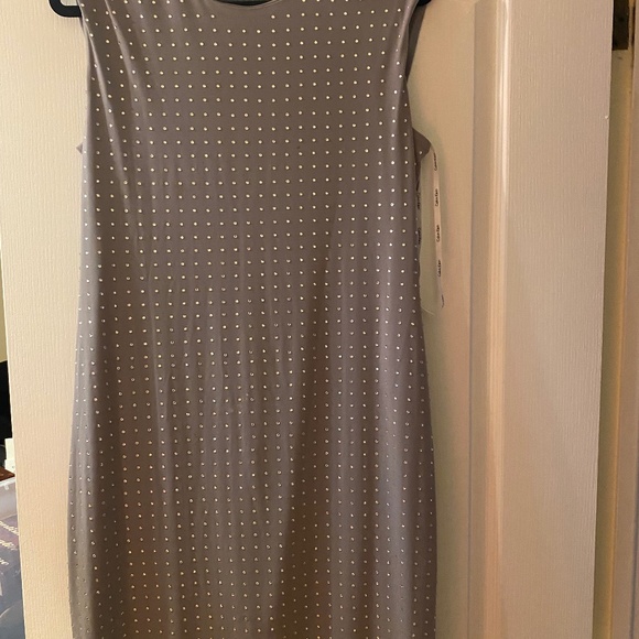 Calvin Klein Grey diamond studded dress - Picture 1 of 4